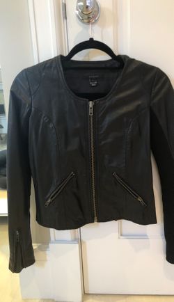 SCOOP leather motto jacket size P