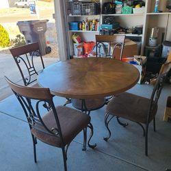 Table and chairs