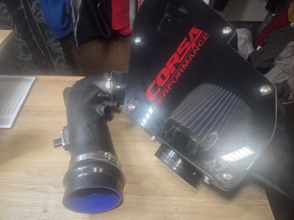 Mustang GT 5.0 Corsa Cold Air Intake Kit. DryTech Filter. Complete '18 To '23 Ford Mustang GT 5.0 Hablo Español Se Vende !