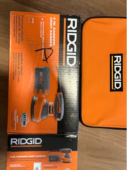 Ridgid orbital sander