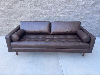 Leather couch