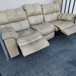 Reclining Sofa Used  $50.00