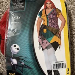 SALLY COSTUME ADULT 2X - Wig Included