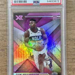 2019 Panini Chronicles XR ZION WILLIAMSON Pink #271 RC PSA 9 Pelicans