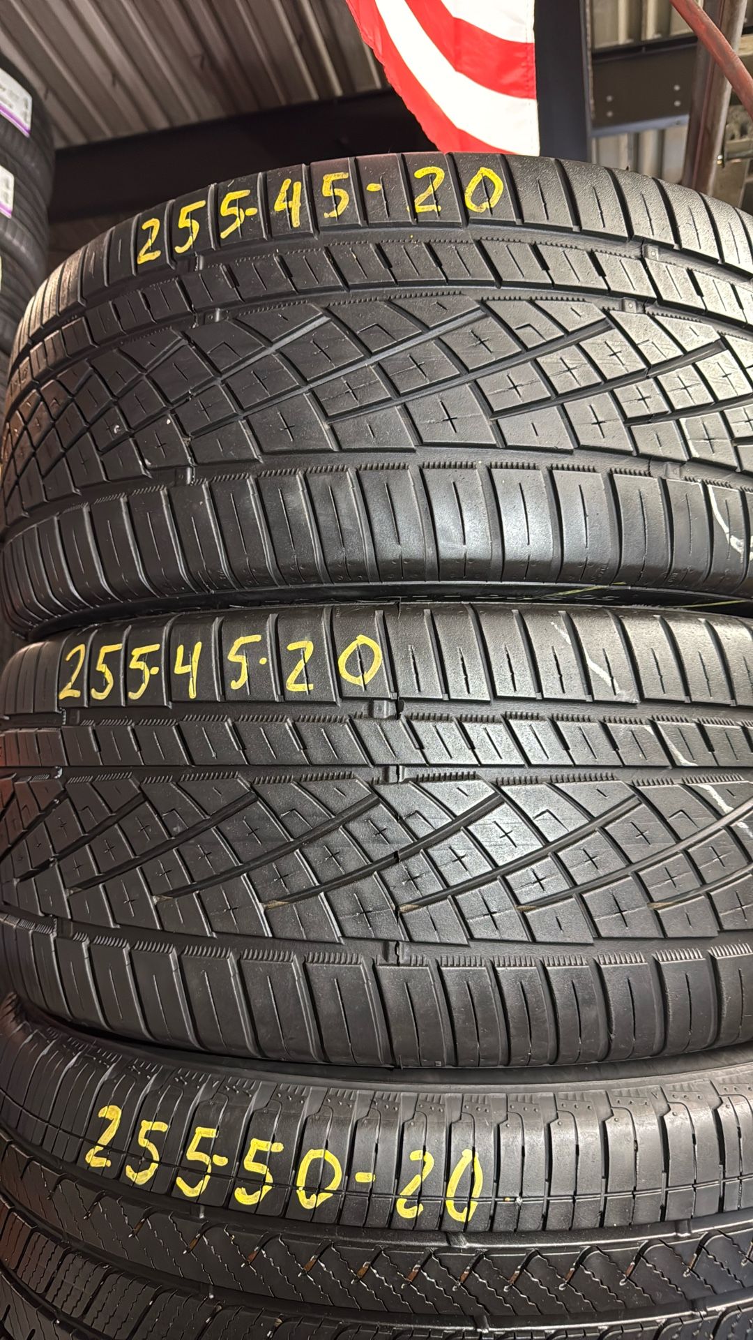 255/45/20 (2) Continental Installed