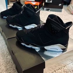 Jordan Retro 6 ‘Chrome Metallic Silver’ Size 9.5 & 11.5 BRAND NEW