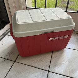 Coleman Cooler Red 