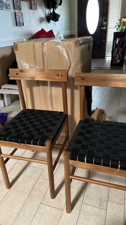 four new simple chairs