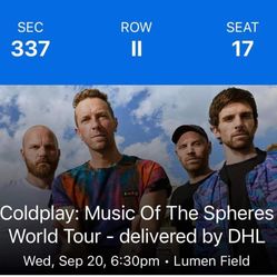 Coldplay Tickets