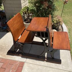 Antique School Desk 