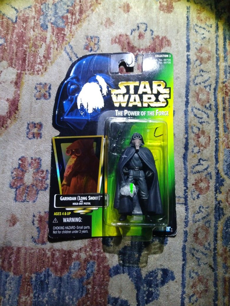 Old Skool  Star Wars Action Figure Garindan (Long-Shooter) In Package 