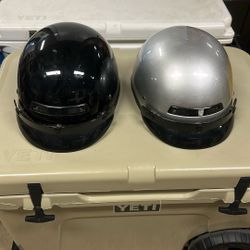 2 Large Motorcycle Helmets