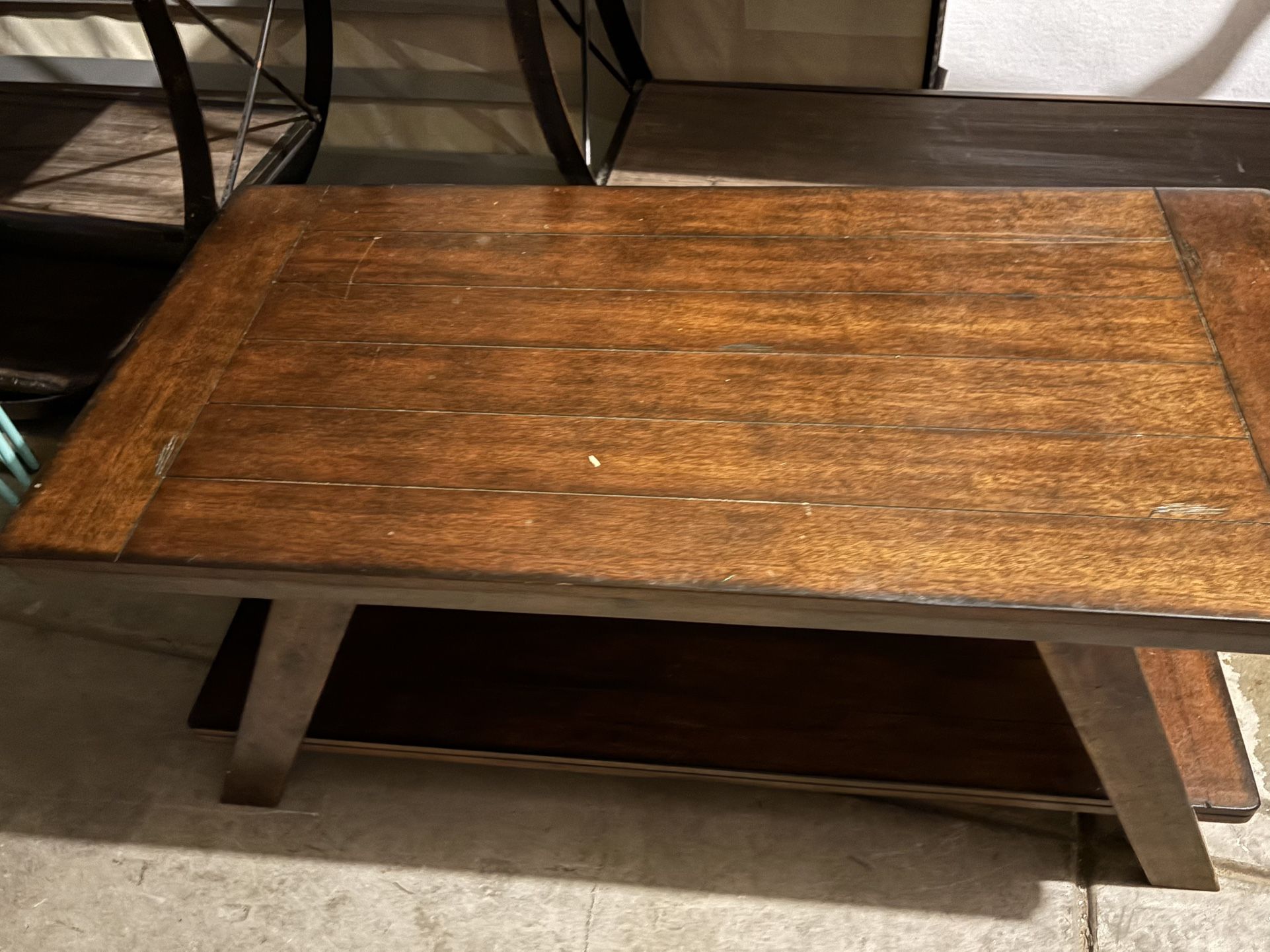 Coffee Table And End Tables 