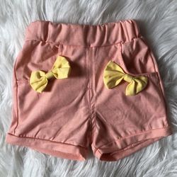 Size 80 (Asian)/12M baby girl shorts