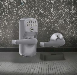 SCHLAGE Keypad Entry FE575 PLY  626  ELA  w/Auto-Lock Lever Handle Secure Access