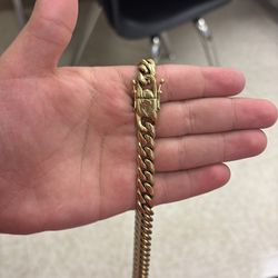 Gold Plated Cuban Link Chain