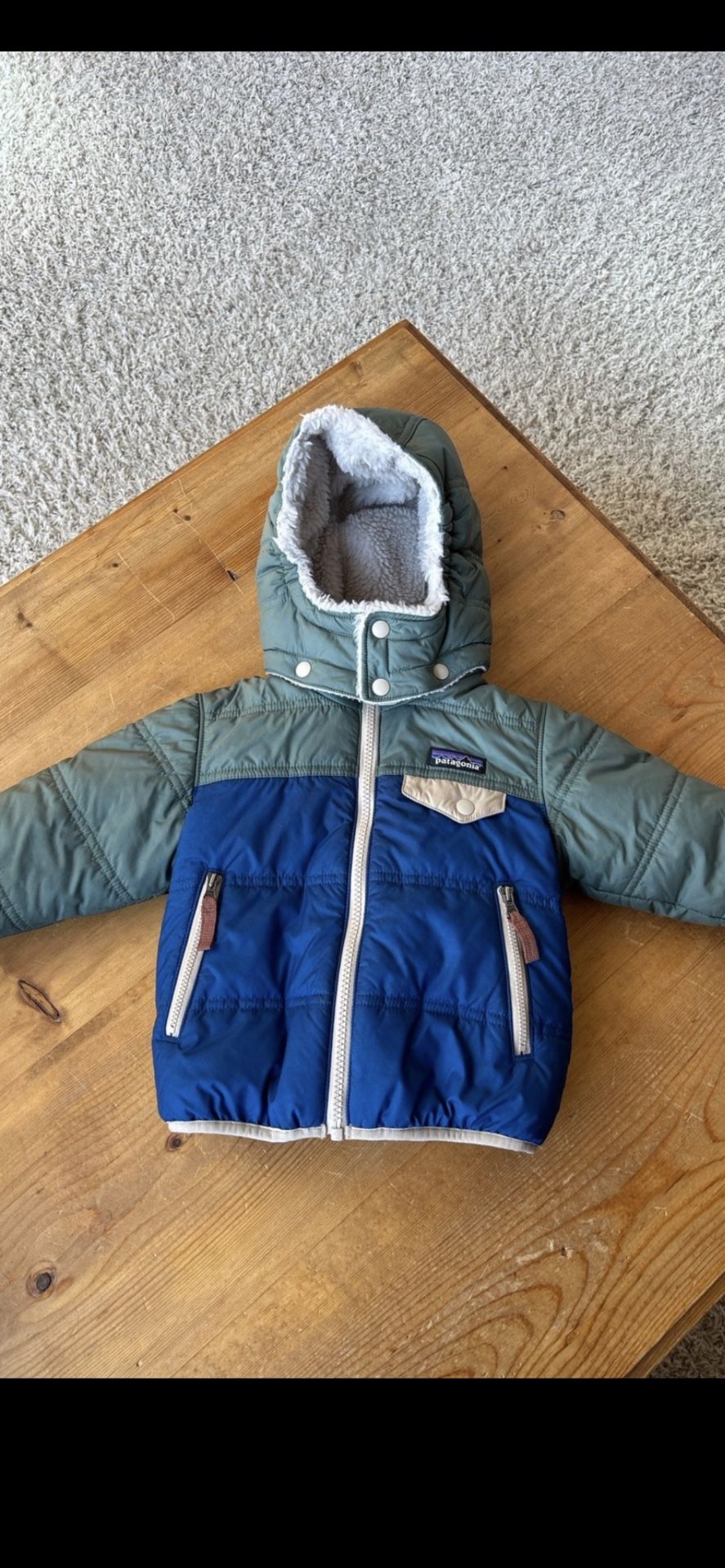Patagonia Tribbles Reversible Jacket- 12/18 Months