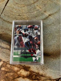 Andre Johnson Autographed card