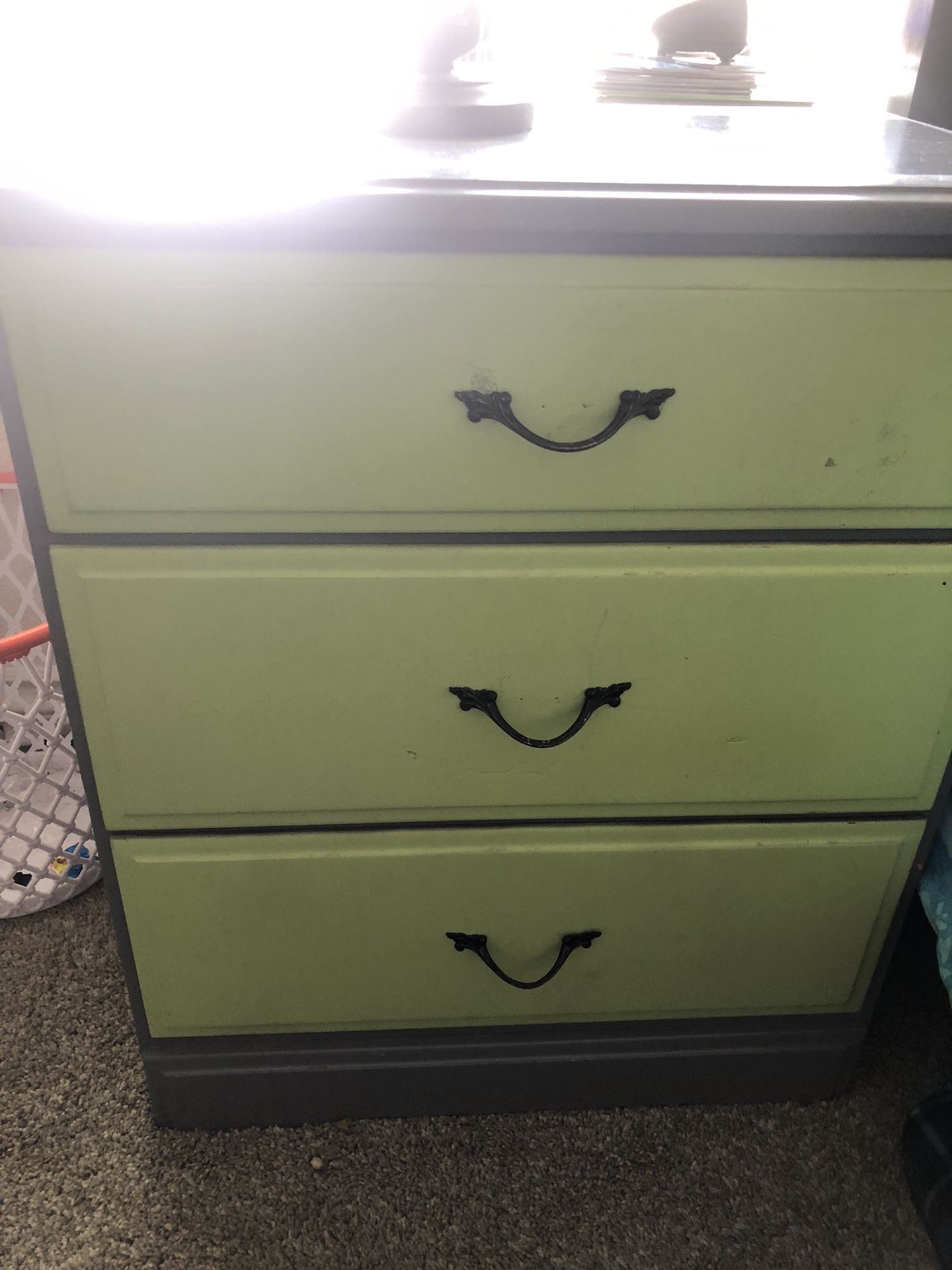 night stand with lamp $20