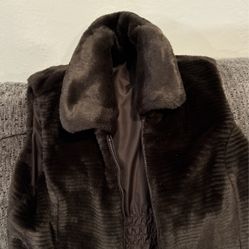 New Vest brown velour extra large