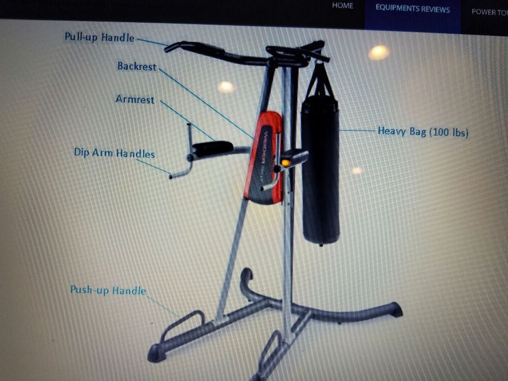 Weider 390 LT MMA power tower