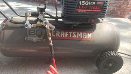 Craftsman air compressor 150 psi 17 gallon 120 volt
