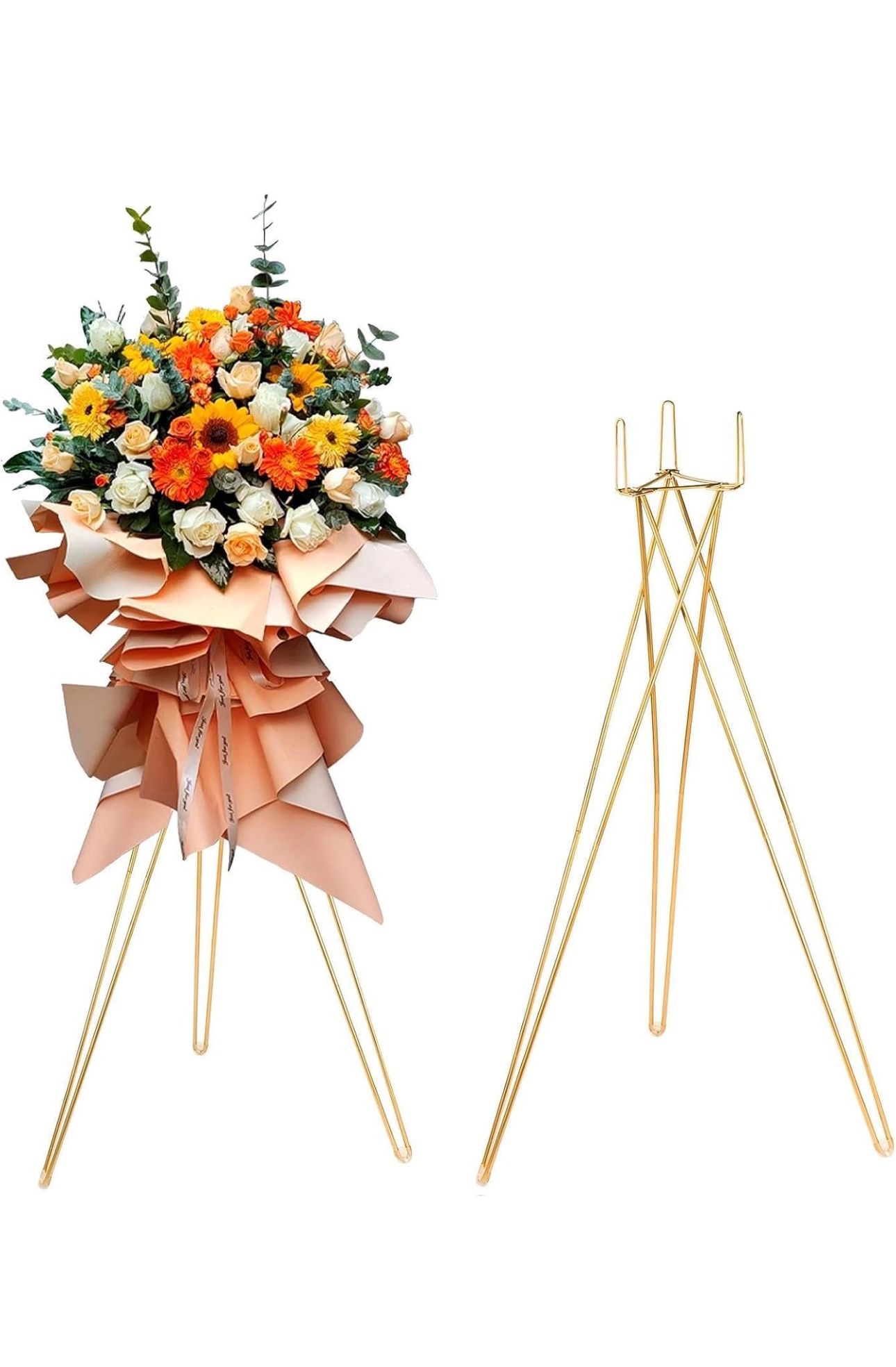 Metal Flower Pot Holder Aisle Centerpieces