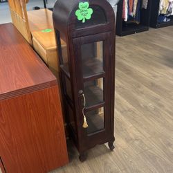 Wood Small Cabinet With Key