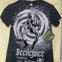 Black Bettlejuice graphic tee. New.