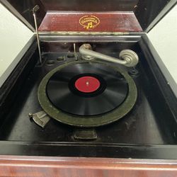 🤍reduced 🤍Vintage Columbia Grafanola Standing Record Player With Cabinet 