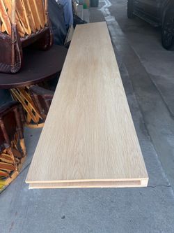 White Oak Floating Shelves