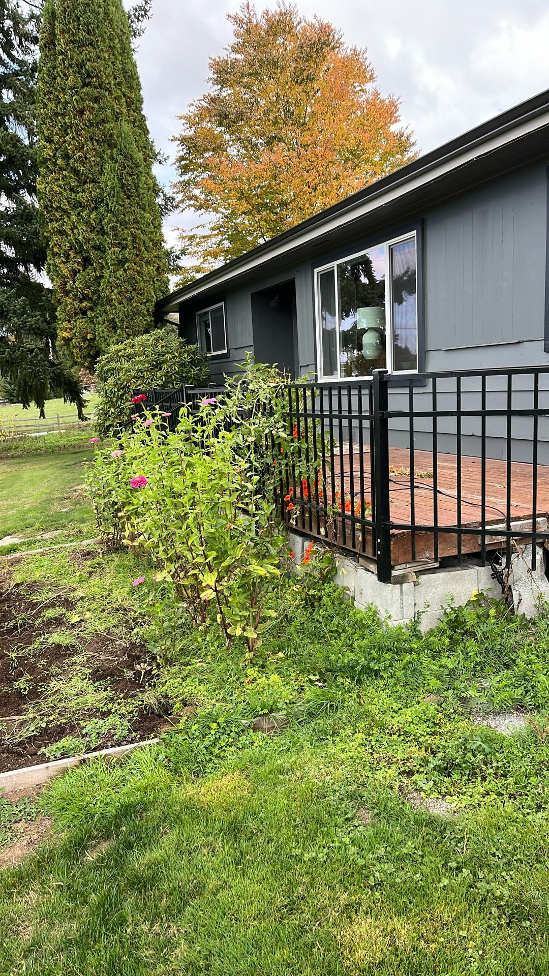 Deck/porch Fencing Black Aluminum