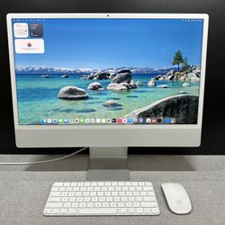 Apple iMac Retina 4.5K 24" Desktop Silver (2021) M1 8GB 256GB