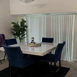 Artemis Marble Dining Room Set 