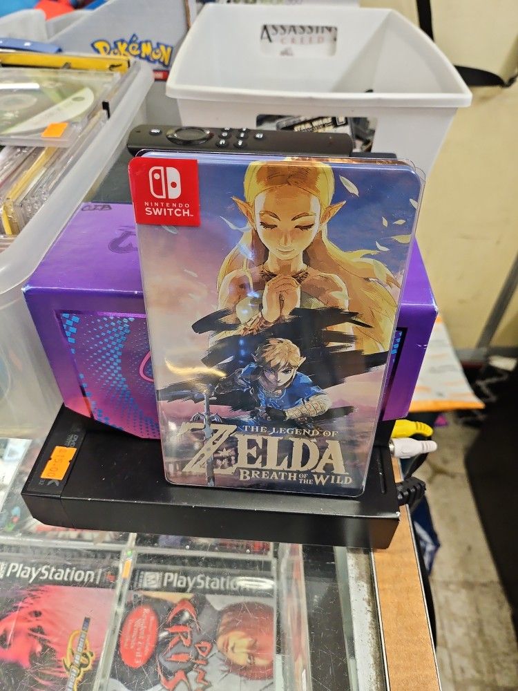 Zelda Breath Of The Wild Switch Steelbook