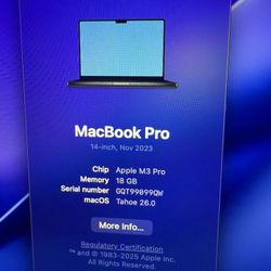 MacBook Pro M3 Pro