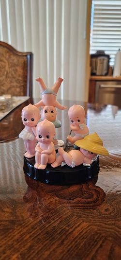 Kewpie Doll Collectible Figures 5pc Lot / Collector / Memorabilia / Toy / Gift / Decorative / Decor / Home / Office