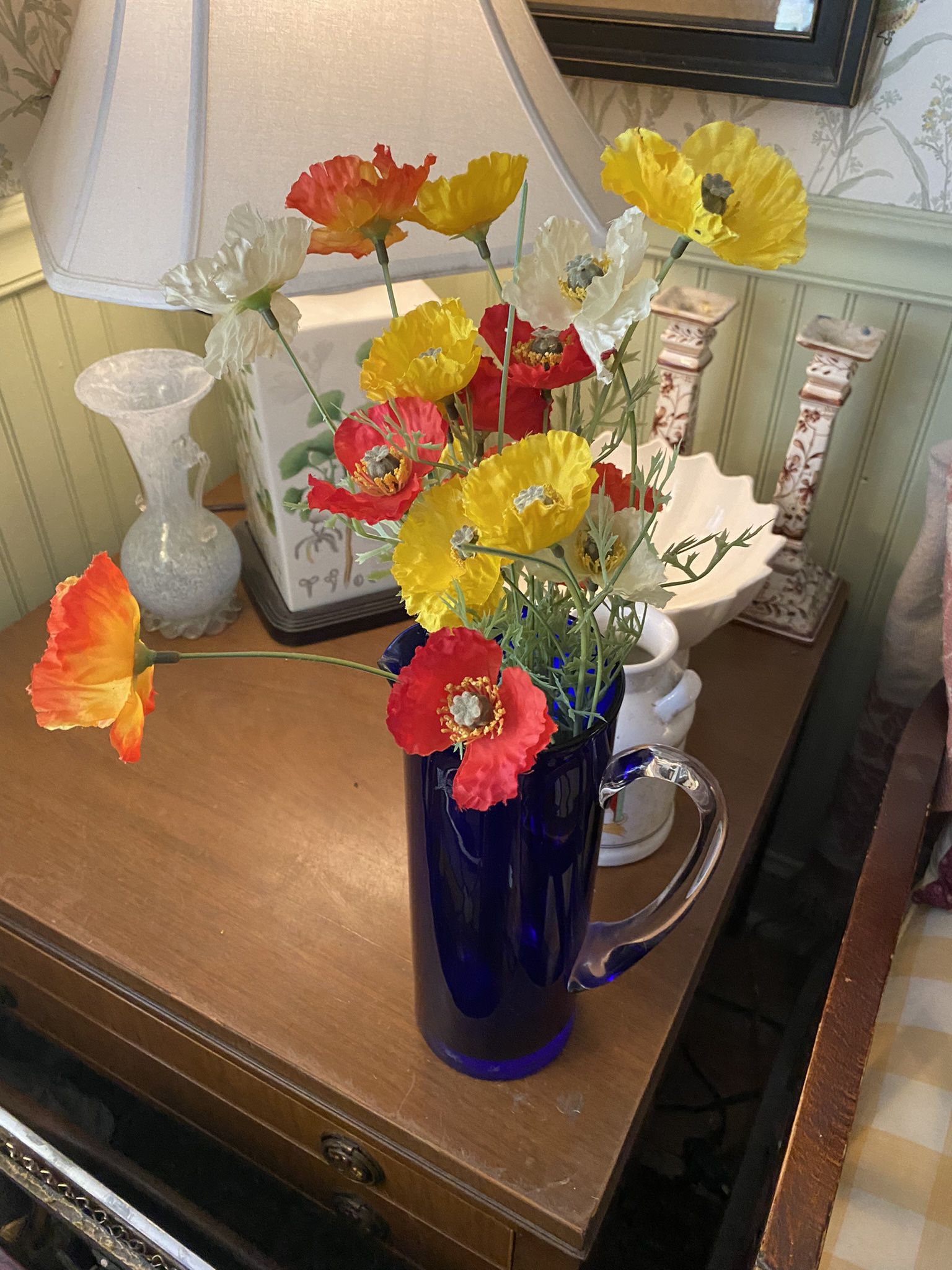 Beautiful Artificial Poppy Flowers for Vase
