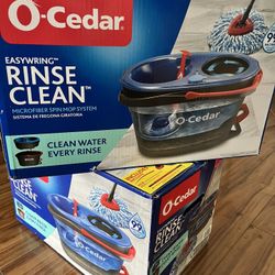 Spin Mop Rinse Clean 