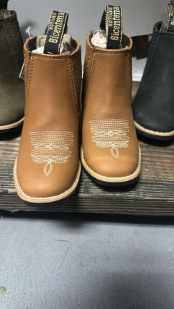 Botin de piel para nino