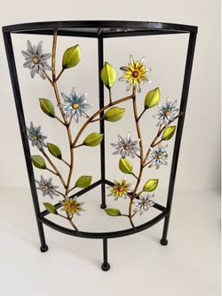 Decorative Metal Corner Plant Stand