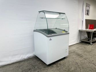NSF 31 ins Gelato Ice Cream Dipping Cabinet SD251S with glass