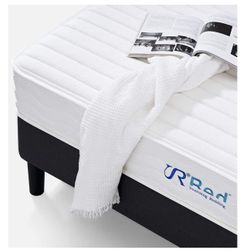 King Mattress,10 Inch Natural Latex Hybrid Gel Memory Foam, Individually Wrapped Pocket Coils Innerspring Mattress, Pressure Relief, Back Pain Relief