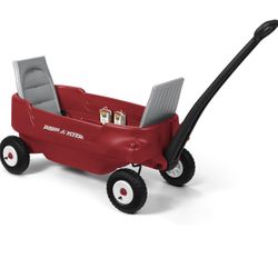 Radio Flyer | All Terrain Pathfinder Wagon for Kids and Storage, Red Wagon