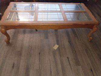Wood tables