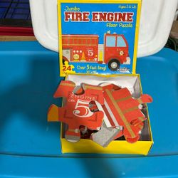 Puzzle, Jumbo, Fire Engine $1