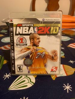 NBA 2K10 PlayStation 3 Game