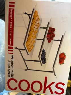 3 tier  food server