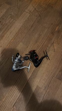 Two Okuma spinning reels