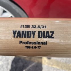 Yandy Diaz Game Used Bat. 
